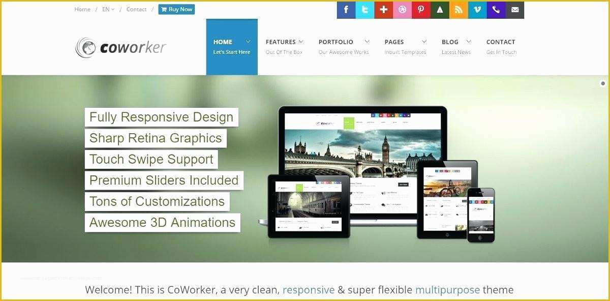 Most Popular Free Website Templates Of Responsive Design Template