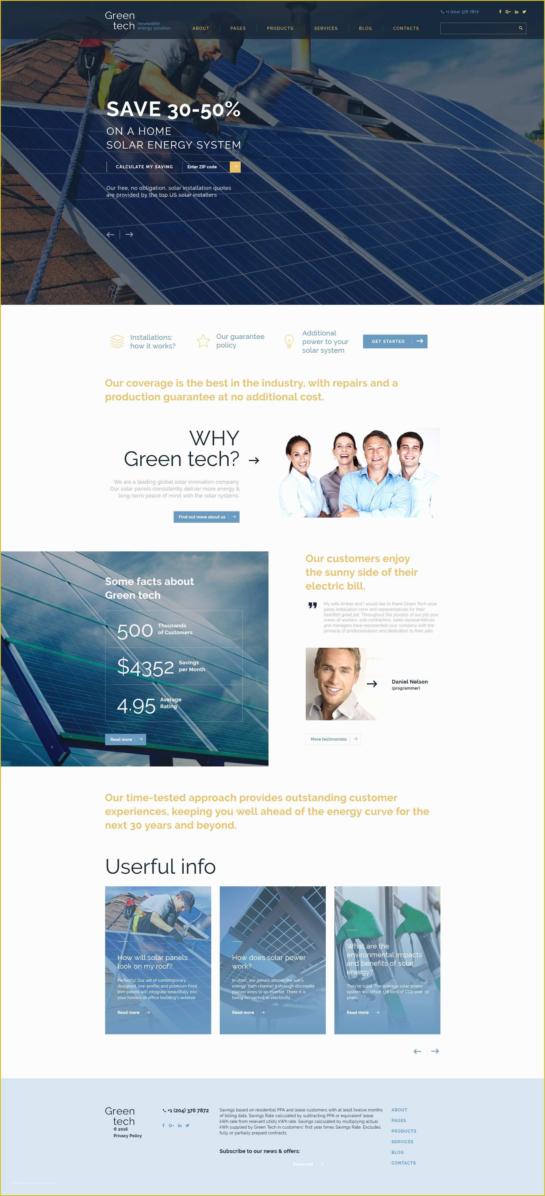 Most Popular Free Website Templates Of solar Energy Bootstrap Template