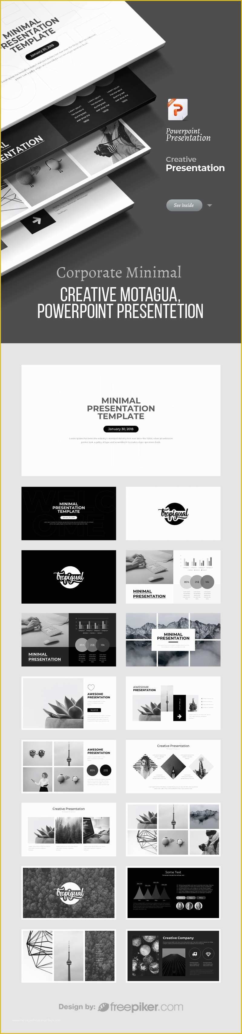 55 Motagua Powerpoint Template Free Download