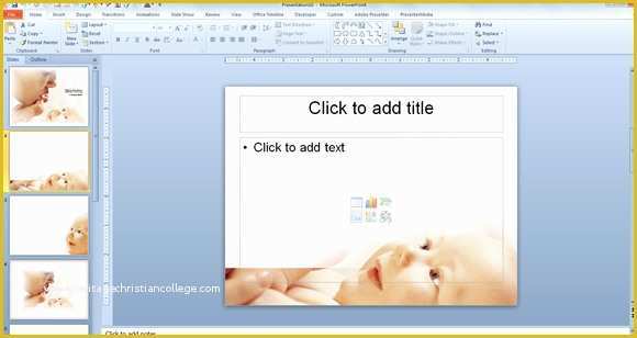 Mother and Baby Powerpoint Template Free Of Baby & Mommy Powerpoint Templates