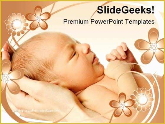 Mother and Baby Powerpoint Template Free Of New Born Baby Family Powerpoint Backgrounds and Templates