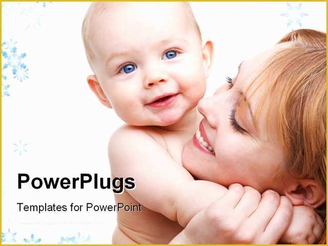Mother and Baby Powerpoint Template Free Of Portrait Powerpoint