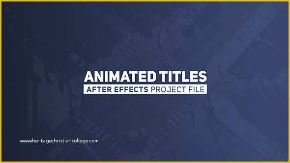 Motion Title Templates Free Of Animated Titles 2 after Effects Template