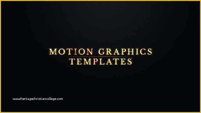 Motion Title Templates Free Of Gold Title Reveal Apple Motion Templates Free Download