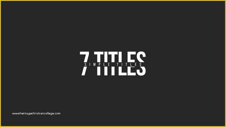 Motion Title Templates Free Of Minimal Motion Titles Motion Graphics Templates