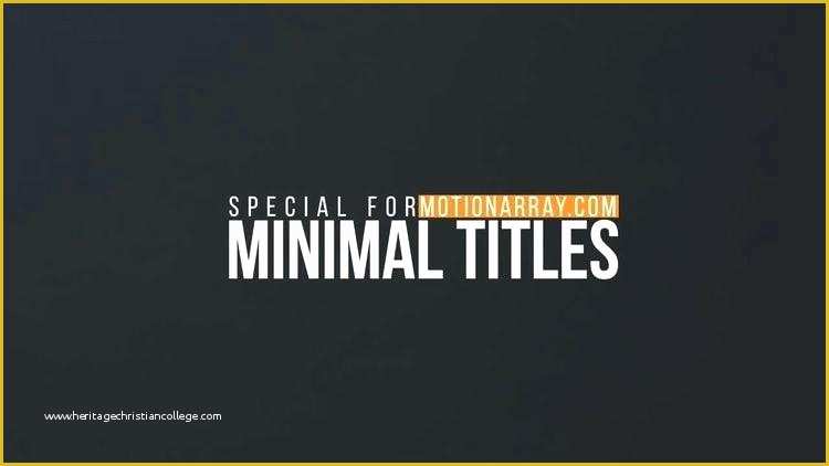 Motion Title Templates Free Of Motion Intro Free after Effects Title Templates Best 5