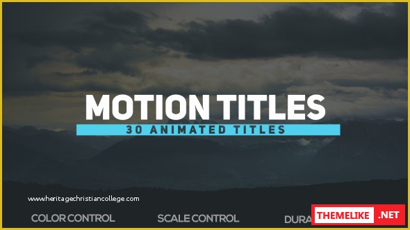 Motion Title Templates Free Of Videohive Motion Titles All Design Template