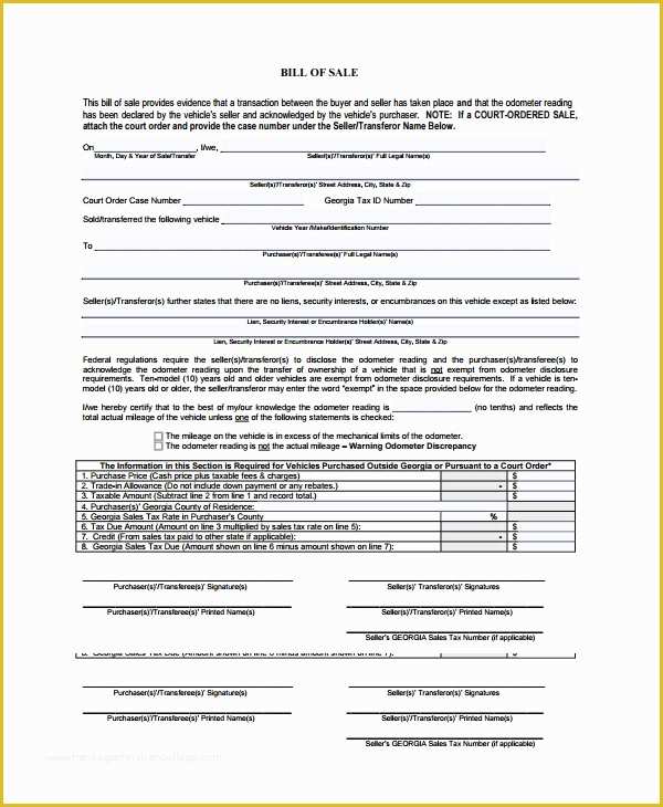 Motorcycle Bill Of Sale Template Free Download Of 8 Motorcycle Bill Of Sale Templates