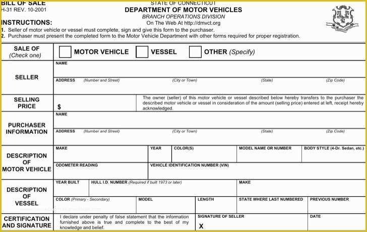 Motorcycle Bill Of Sale Template Free Download Of Download Bill Of Sale Templates for Free Tidytemplates