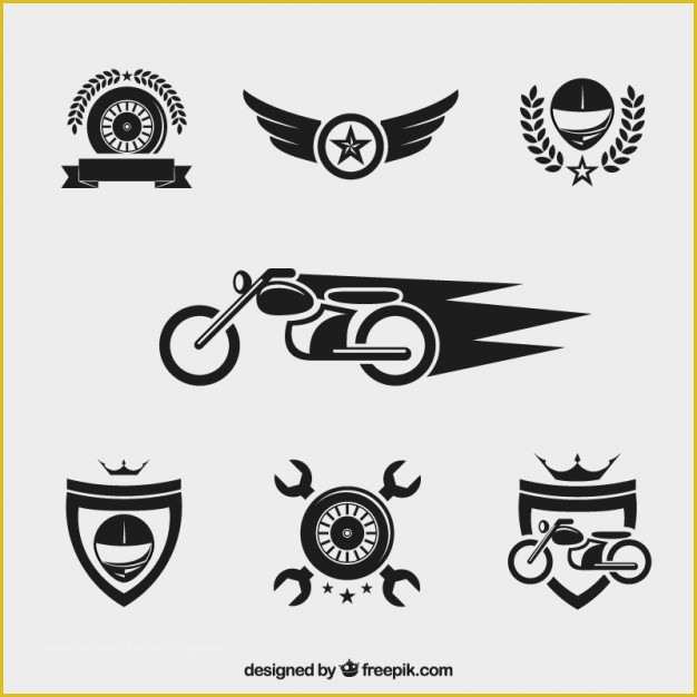 Motorcycle Club Logo Template Free Of Motorcycle Badges Vector