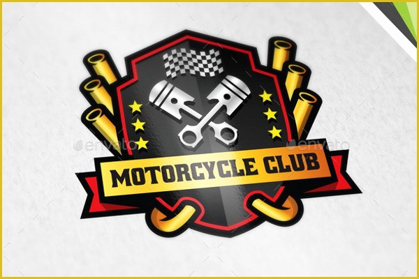 Motorcycle Club Logo Template Free Of Motorcycle Logo Design Psd Templates Free & Premium