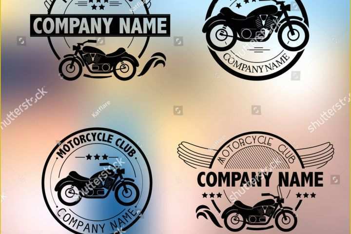 Motorcycle Club Logo Template Free Of Vector Motorcycle Club Logo Template