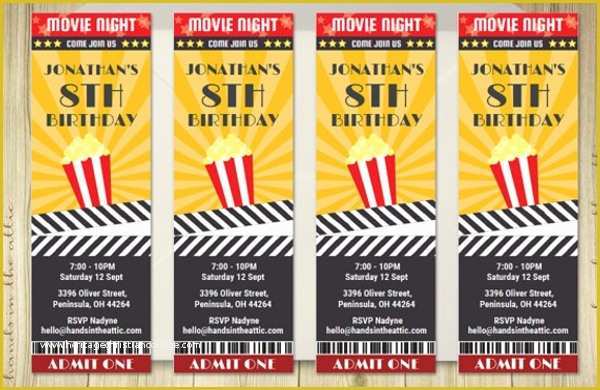 Movie Ticket Invitation Template Free Of 53 Printable Ticket Templates Psd Ai Word