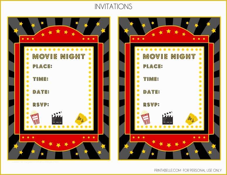 Movie Ticket Invitation Template Free Of Blank Movie Ticket Invitation Template Free Download Aashe