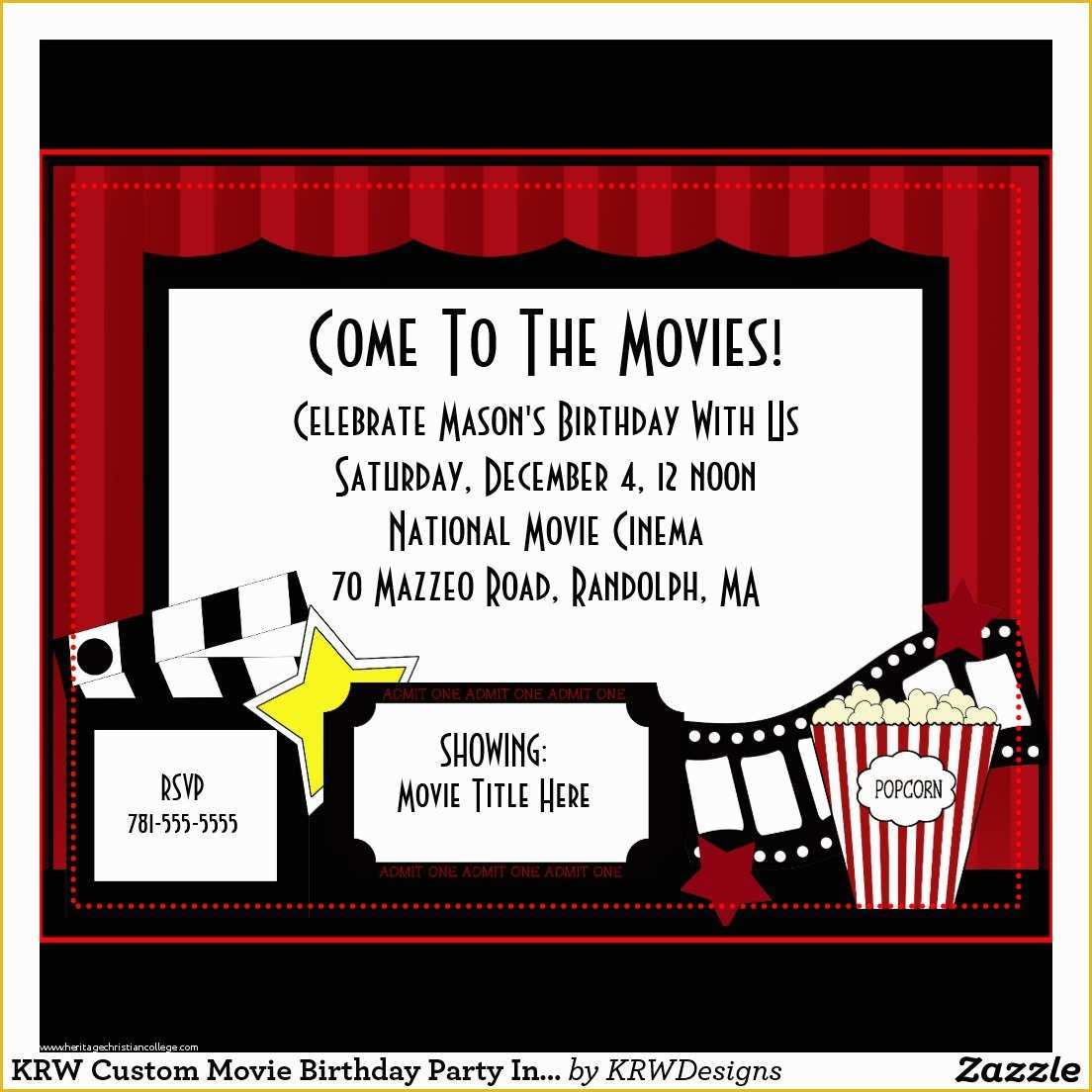 Movie Ticket Invitation Template Free Of Printable Tickets Template Free & Plete Guide Example