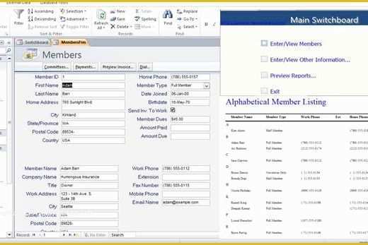 Ms Access Free Database Templates Of Access Templates Page 2 In Microsoft Access Templates and