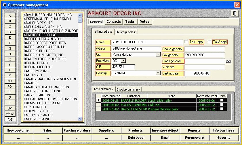 Ms Access Free Database Templates Of Download Ms Access Customer Template 1 1