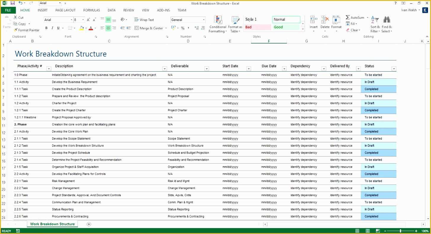 Ms Excel Project Plan Template Free Of 12 Project Planning Excel Templates Exceltemplates