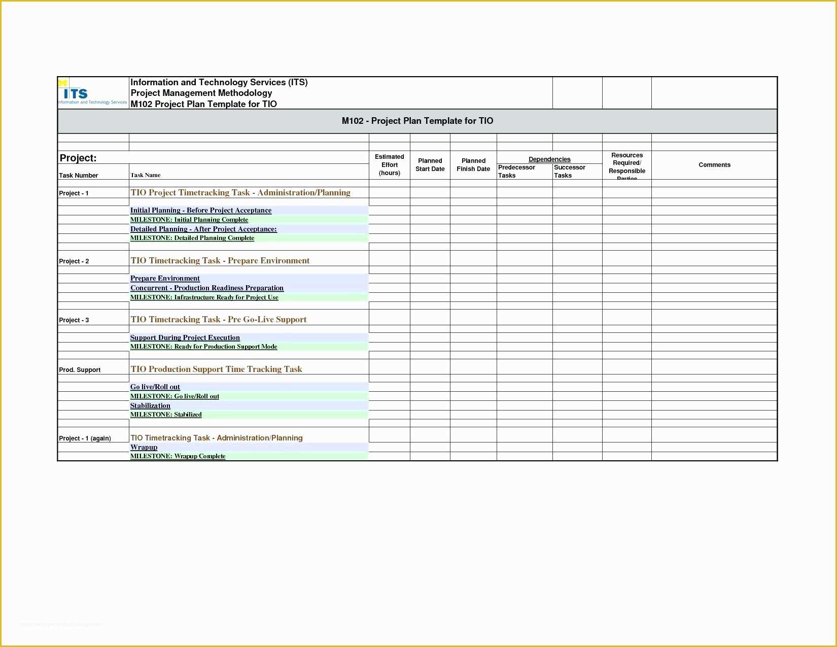Ms Excel Project Plan Template Free Of Excel Templates for Project Management and Tracking