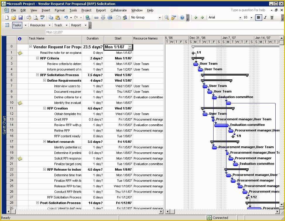 Ms Excel Project Plan Template Free Of New Templates In Project 2007 – Microsoft Project 2010