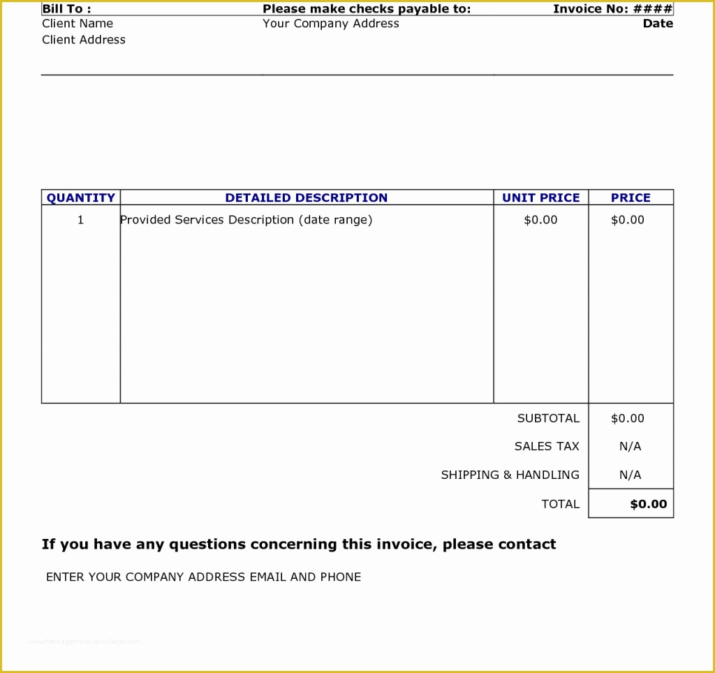 Ms Invoice Template Free Word Of Invoice Template Microsoft Word 2010 Here S What Industry