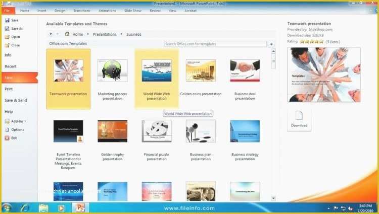 Ms Office Powerpoint Templates Free Download Of Download Microsoft Fice Powerpoint 2010