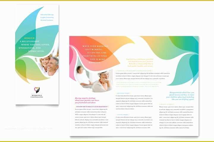 Ms Word Brochure Template Free Of Marriage Counseling Tri Fold Brochure Template Word