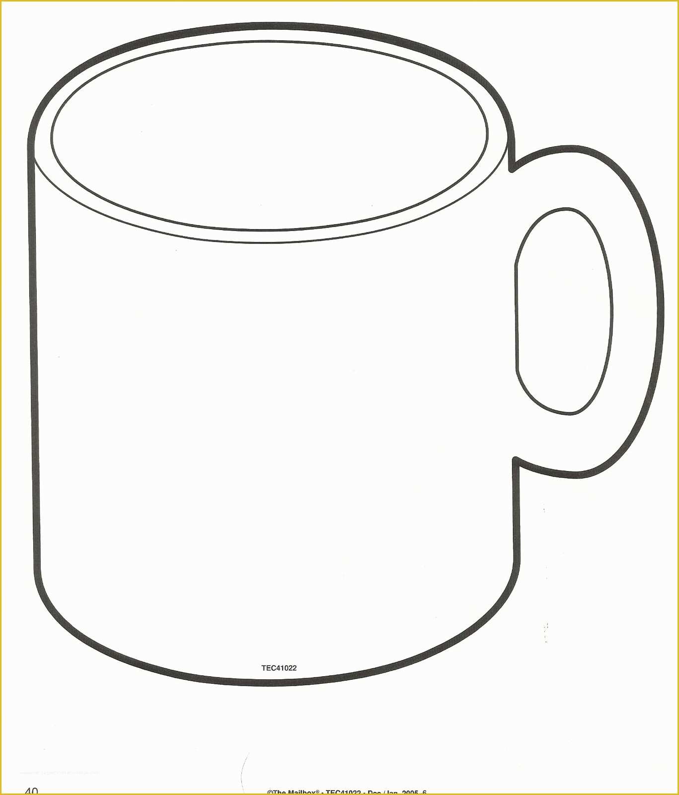 Printable Mug Template