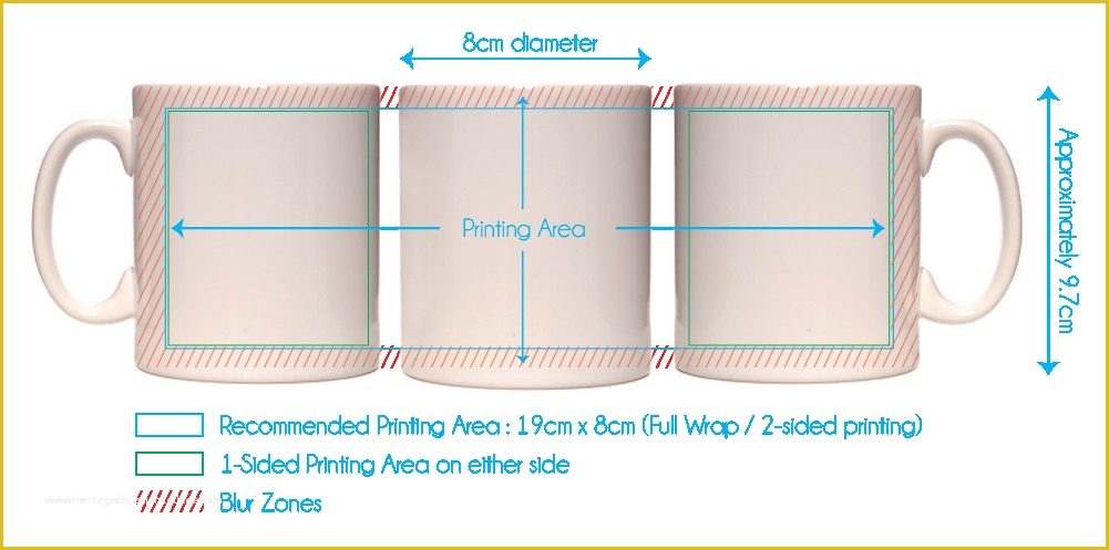 Mug Template Free Download Of Full Colour Printed Mugs On Black Personalised Mug