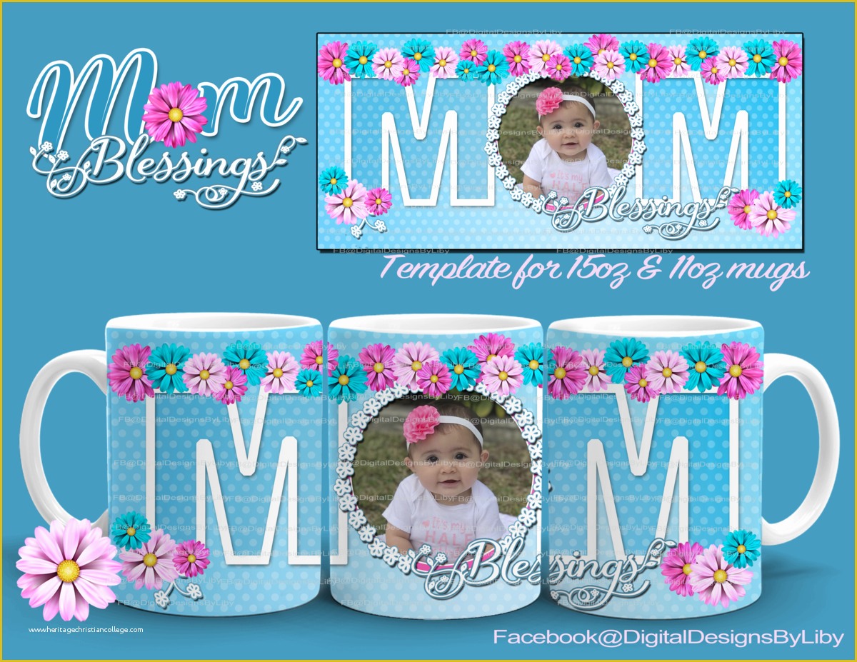 Mug Template Free Download Of Mom Blessings Mug Template – Digital Designs by Liby