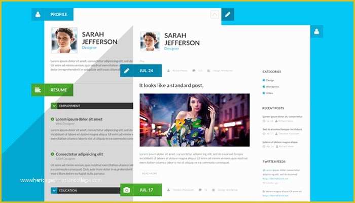 Multimedia Templates Free Download Of 20 Creative Resume Website Templates to Improve Your