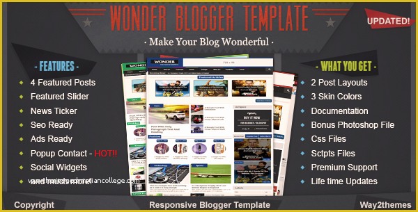 Multimedia Templates Free Download Of [free Download] Wonder Responsive Multimedia Blogger