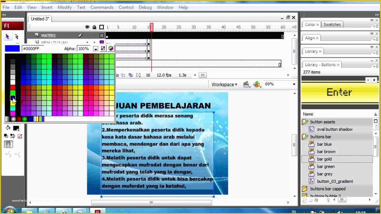 Multimedia Templates Free Download Of Tutorial Macromedia Flash 6 1 Membuat Media Pembelajaran