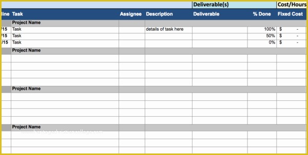Multiple Project Tracking Template Excel Free Download Of Excel Spreadsheet Templates for Tracking Spreadsheet