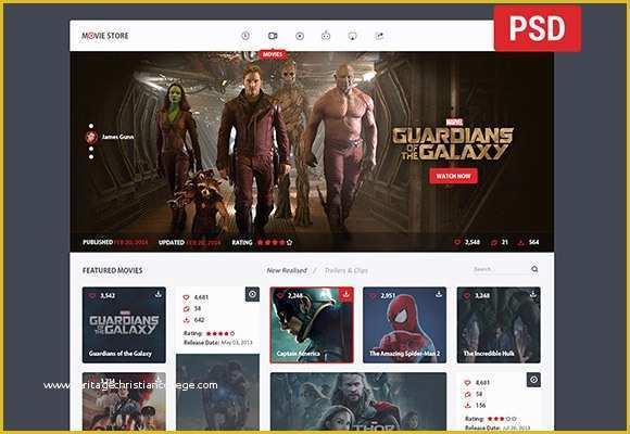Music Store Website Template Free Download Of Creative Movie Store Website Template Free