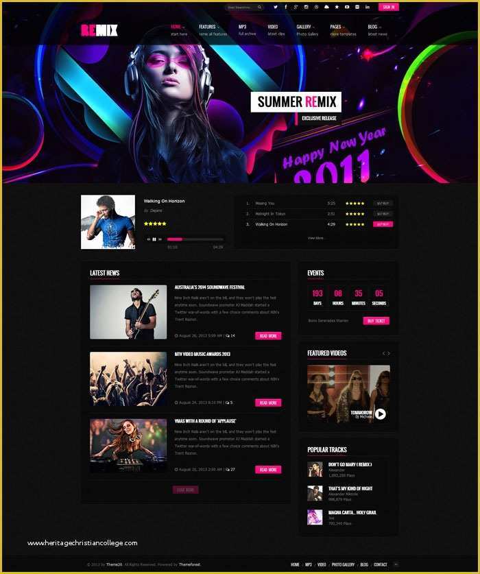 Music Website Template Free Of 15 Premium Music And Band Website music-website-template-free-of-15-premium-music-and-band-website