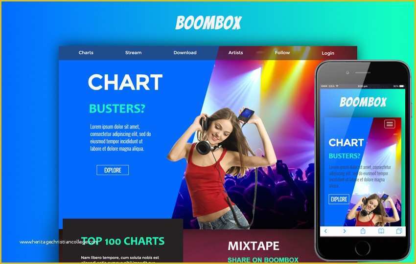 Music Website Template Free Of Music Store A Music Mobile Website Template by W3layouts