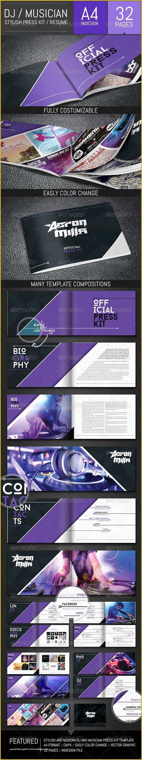 Musician Press Kit Template Free Of 17 Best Ideas About Press Kits On Pinterest