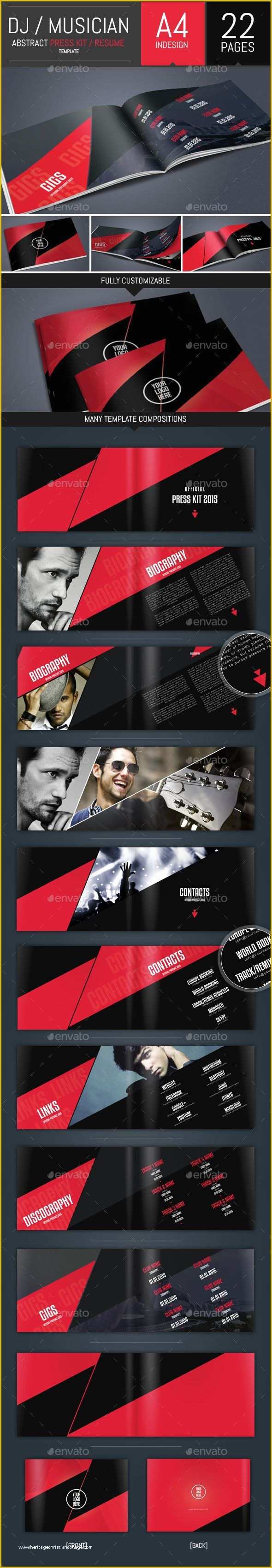 Musician Press Kit Template Free Of Best 25 Press Kits Ideas On Pinterest