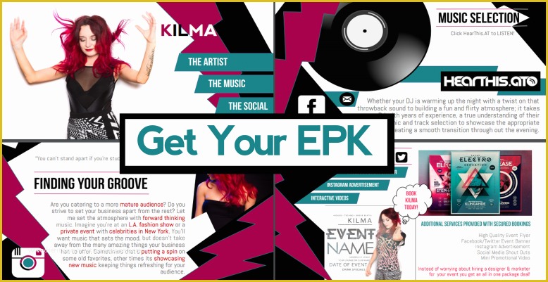 Musician Press Kit Template Free Of Epks – Don T Kilma Vibe
