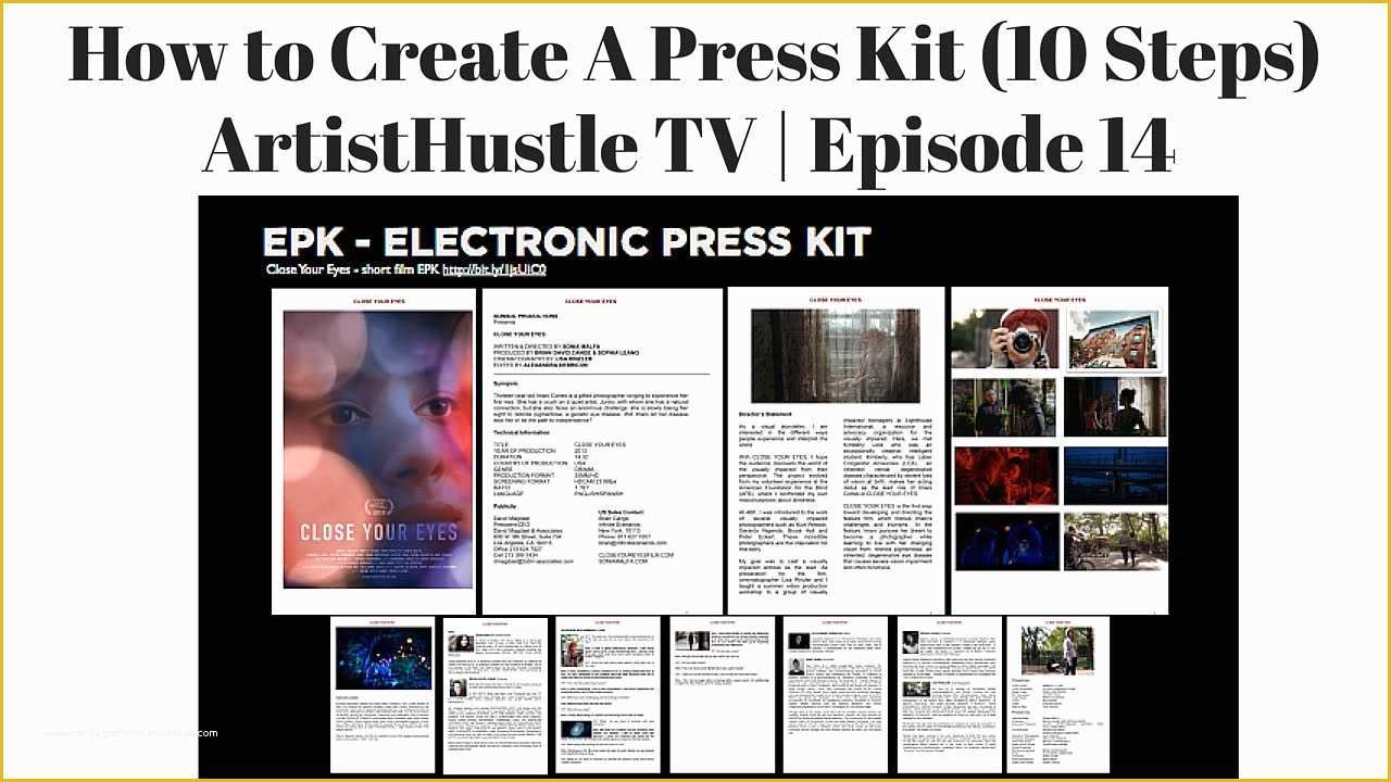 Musician Press Kit Template Free Of How to Create A Press Kit for Musicians