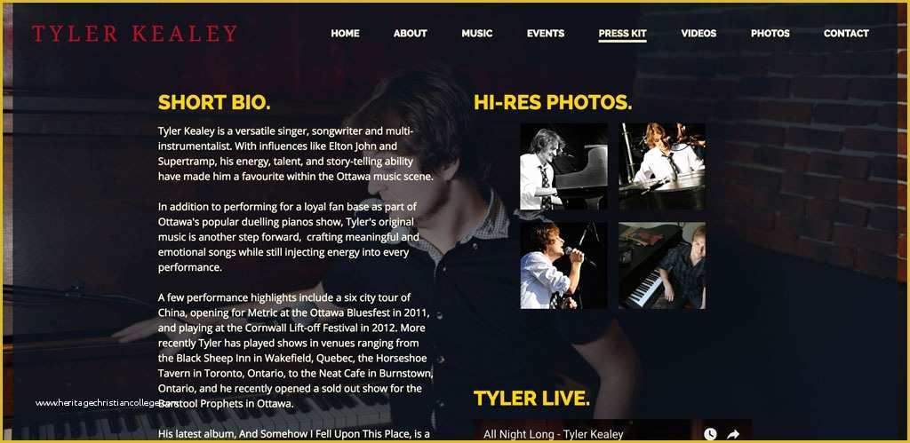 Musician Press Kit Template Free Of Website Design Inspiration Best Electronic Press Kits Epks