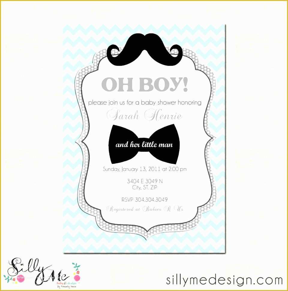 Mustache Baby Shower Invitations Free Templates Of 7 Mustache Baby Shower Invitations Templates Rrowr