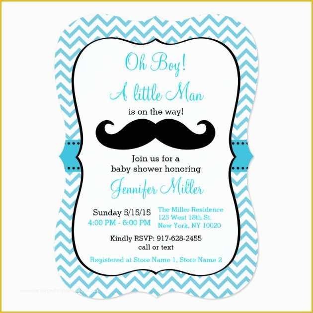 Mustache Baby Shower Invitations Free Templates Of Custom Mustache Baby Shower Invitation Invites Templates