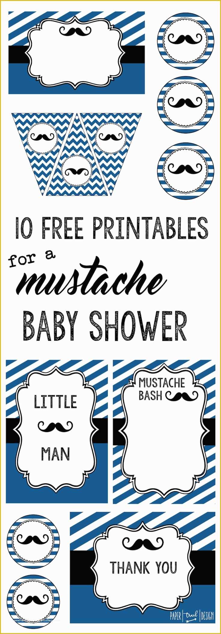 Mustache Baby Shower Invitations Free Templates Of Mustache Party 10 Free Printables