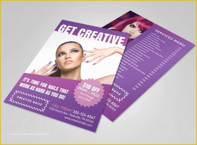 56 Nail Brochure Templates Free