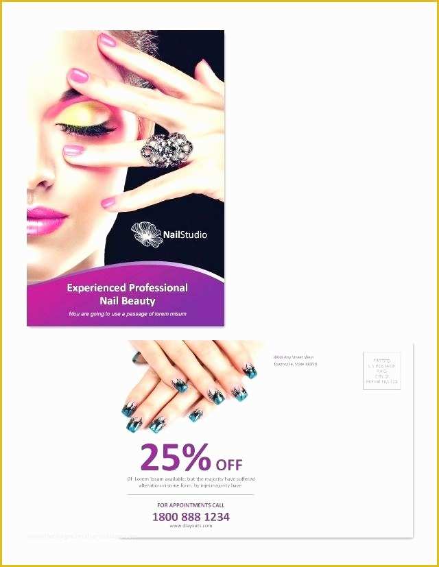 Nail Brochure Templates Free Of Nail Brochure Templates Free Nails Brochure Templates