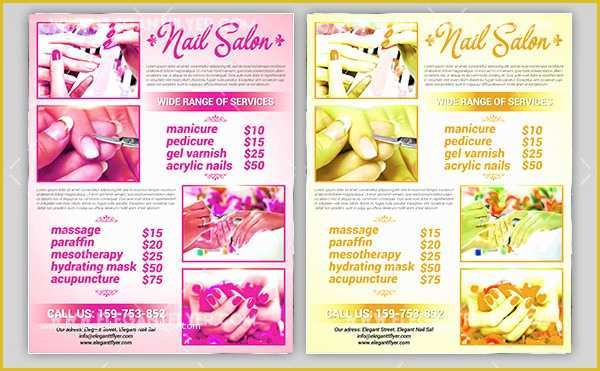 Nail Salon Website Template Free Download Of 13 Nail Salon Flyer Templates Free & Premium Download