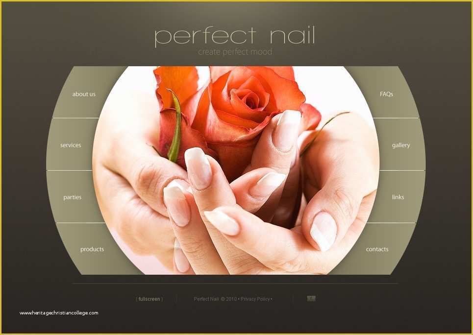 Nail Salon Website Template Free Download Of Nail Salon Flash Template Web Design Templates Website