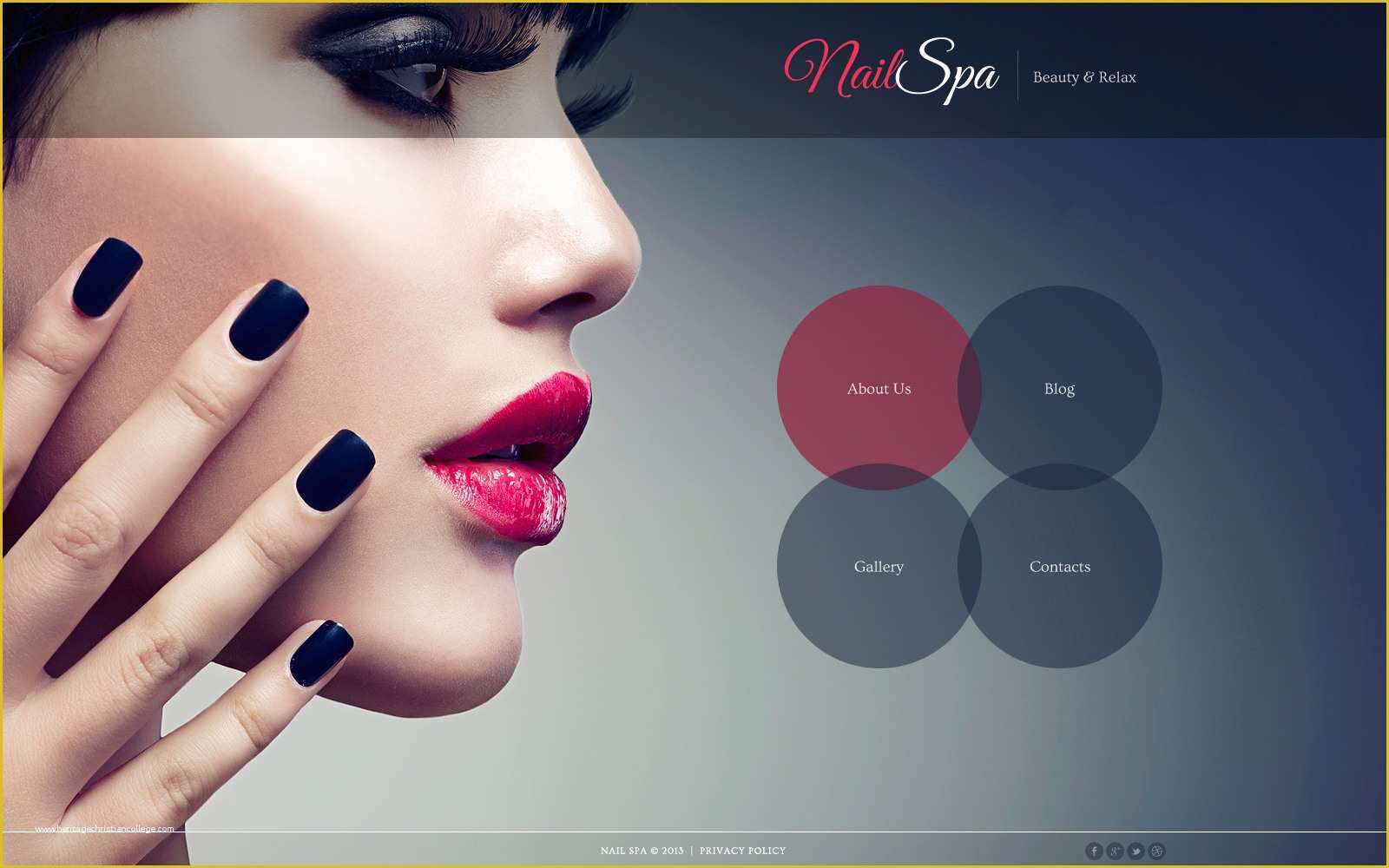 Nail Salon Website Template Free Download Of Nail Salon Responsive Joomla Template